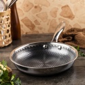 Patelnia stalowa z powłoką non-stick honeycomb, 20 cm, PFOA-Free KLAUSBERG KB-9021