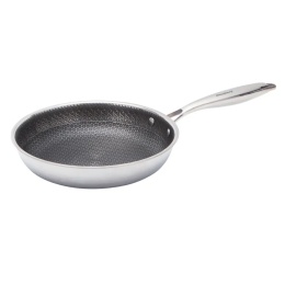Patelnia stalowa z powłoką non-stick honeycomb, 24 cm, PFOA-Free KLAUSBERG KB-9022