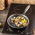 Patelnia stalowa z powłoką non-stick honeycomb, 24 cm, PFOA-Free KLAUSBERG KB-9022