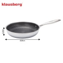Patelnia stalowa z powłoką non-stick honeycomb, 28 cm, PFOA-Free KLAUSBERG KB-9023