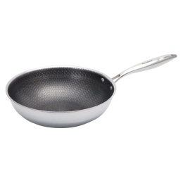 Patelnia stalowa z powłoką non-stick honeycomb, 28 cm, PFOA-Free KLAUSBERG KB-9024