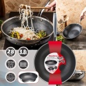 Patelnia stalowa z powłoką non-stick honeycomb, 28 cm, PFOA-Free KLAUSBERG KB-9024