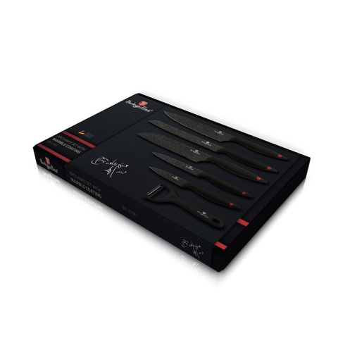 ZESTAW NOŻY 6 ELE. BERLINGER HAUS BLACK STONE TOUCH BH-2090 ZESTAW NOŻY 6 ELE. BERLINGER HAUS BLACK STONE TOUCH BH-2090