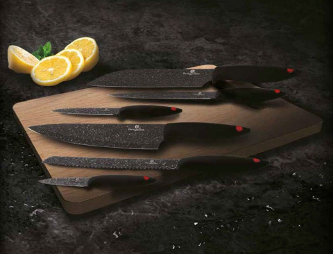 ZESTAW NOŻY 6 ELE. BERLINGER HAUS BLACK STONE TOUCH BH-2090 ZESTAW NOŻY 6 ELE. BERLINGER HAUS BLACK STONE TOUCH BH-2090