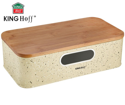 CHLEBAK STALOWY MARBLE Z DESKĄ KiNGHOFF KH-1082 CHLEBAK STALOWY MARBLE Z DESKĄ KiNGHOFF KH-1082