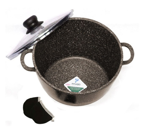 GARNEK GRANITOWY 5.5L / 28CM KiNGHOFF MARMO KH-3967 GARNEK GRANITOWY 5.5L / 28CM KiNGHOFF MARMO KH-3967