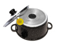 GARNEK GRANITOWY 5.5L / 28CM KiNGHOFF MARMO KH-3967