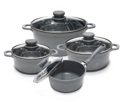 GARNKI GRANITOWE EDENBERG GRAY 8 ELE EB-9181 GARNKI GRANITOWE EDENBERG GRAY 8 ELE EB-9181