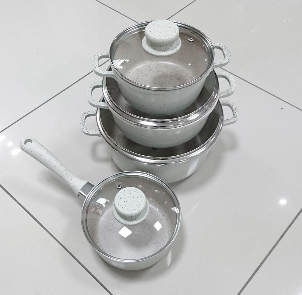 GARNKI MARMUROWE EDENBERG CREME 8 ELE EB-9182 GARNKI MARMUROWE EDENBERG CREME 8 ELE EB-9182