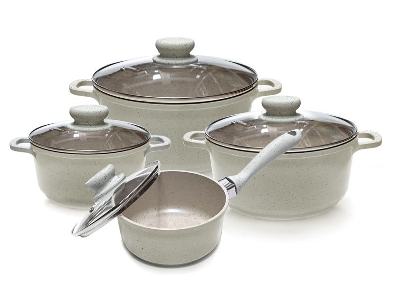 GARNKI MARMUROWE EDENBERG CREME 8 ELE EB-9182 GARNKI MARMUROWE EDENBERG CREME 8 ELE EB-9182