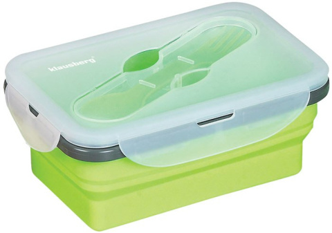POJEMNIK LUNCHBOX SILIKONOWY 400ml 1-KOMOROWY KLAUSBERG KB-7021 POJEMNIK LUNCHBOX SILIKONOWY 400ml 1-KOMOROWY KLAUSBERG KB-7021