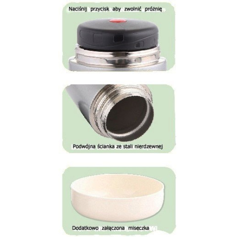 TERMOS OBIADOWY STALOWY KiNGHOFF 0.65L KH-4374 TERMOS OBIADOWY STALOWY KiNGHOFF 0.65L KH-4374