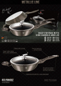 PATELNIA GRANITOWA 28CM BERLINGER HAUS METALLIC LINE CARBON BH-1238