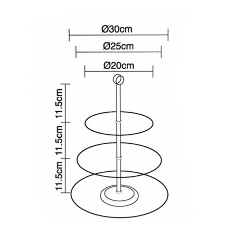PATERA DO CIAST 3-POZIOMOWA KiNGHOFF KH-4016 PATERA DO CIAST 3-POZIOMOWA KiNGHOFF KH-4016