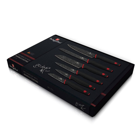ZESTAW NOŻY 6 ELE. BERLINGER HAUS BLACK STONE TOUCH BH-2114 ZESTAW NOŻY 6 ELE. BERLINGER HAUS BLACK STONE TOUCH BH-2114