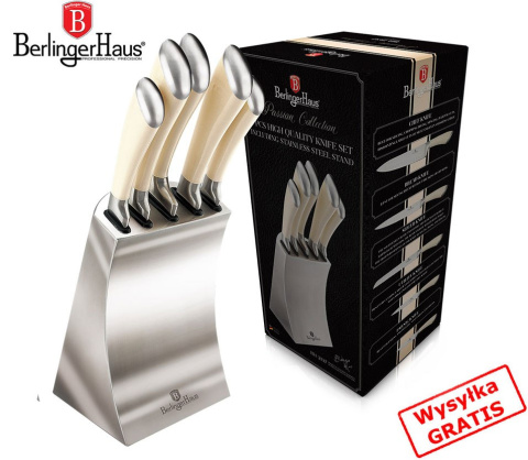 ZESTAW NOŻY 6 ELE. BERLINGER HAUS PASSION CREME BH-2137 ZESTAW NOŻY 6 ELE. BERLINGER HAUS PASSION CREME BH-2137