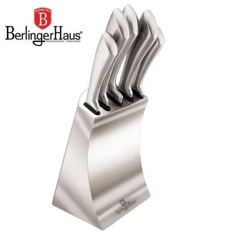 ZESTAW NOŻY 6 ELE. BERLINGER HAUS PASSION SILVER BH-2138 ZESTAW NOŻY 6 ELE. BERLINGER HAUS PASSION SILVER BH-2138