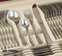 SZTUĆCE OBIADOWE 72 ELE. HOFFNER 18/10 SATYNA HF-7550s-72