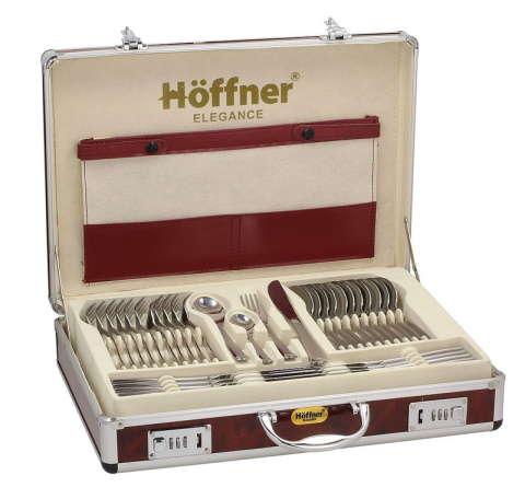 SZTUĆCE OBIADOWE 72 ELE. HOFFNER 18/10 SATYNA HF-7550s-72 SZTUĆCE OBIADOWE 72 ELE. HOFFNER 18/10 SATYNA HF-7550s-72