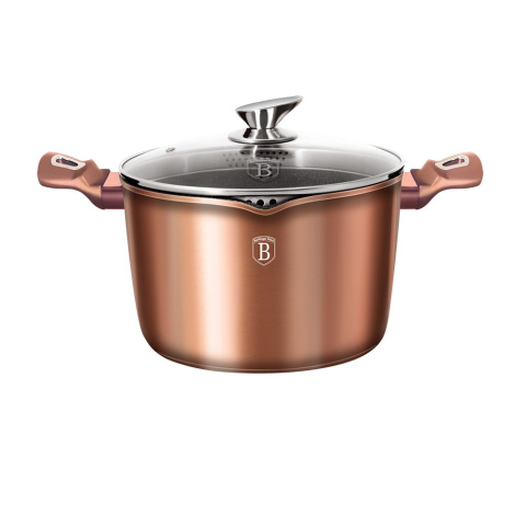 GARNEK DO MAKARONU 5.5L BERLINGER HAUS METALLIC LINE ROSE GOLD BH-1520-N GARNEK DO MAKARONU 5.5L BERLINGER HAUS METALLIC LINE ROSE GOLD BH-1520-N