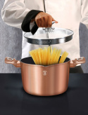 GARNEK DO MAKARONU 5.5L BERLINGER HAUS METALLIC LINE ROSE GOLD BH-1520-N