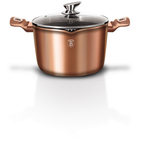 GARNEK DO MAKARONU 5.5L BERLINGER HAUS METALLIC LINE ROSE GOLD BH-1520-N GARNEK DO MAKARONU 5.5L BERLINGER HAUS METALLIC LINE ROSE GOLD BH-1520-N
