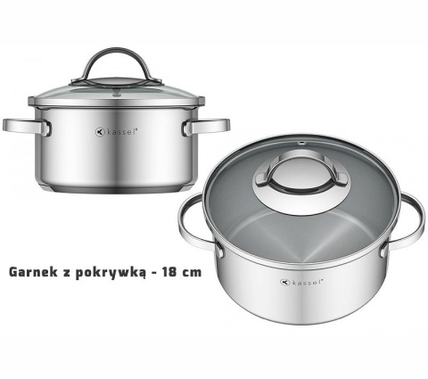 GARNEK KASSEL ALICE 2.3L / 18CM 18/10 no.93004 GARNEK KASSEL ALICE 2.3L / 18CM 18/10 no.93004