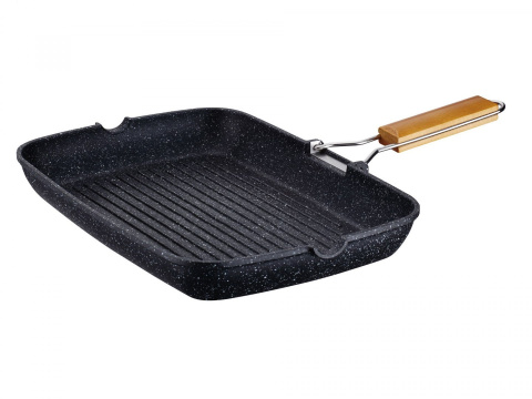 PATELNIA GRILLOWA 35CM ZE SKŁADANĄ RĄCZKĄ PETERHOF PH-25321 PATELNIA GRILLOWA 35CM ZE SKŁADANĄ RĄCZKĄ PETERHOF PH-25321