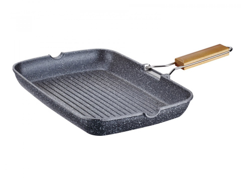 PATELNIA GRILLOWA 35CM ZE SKŁADANĄ RĄCZKĄ PETERHOF PH-25323 PATELNIA GRILLOWA 35CM ZE SKŁADANĄ RĄCZKĄ PETERHOF PH-25323