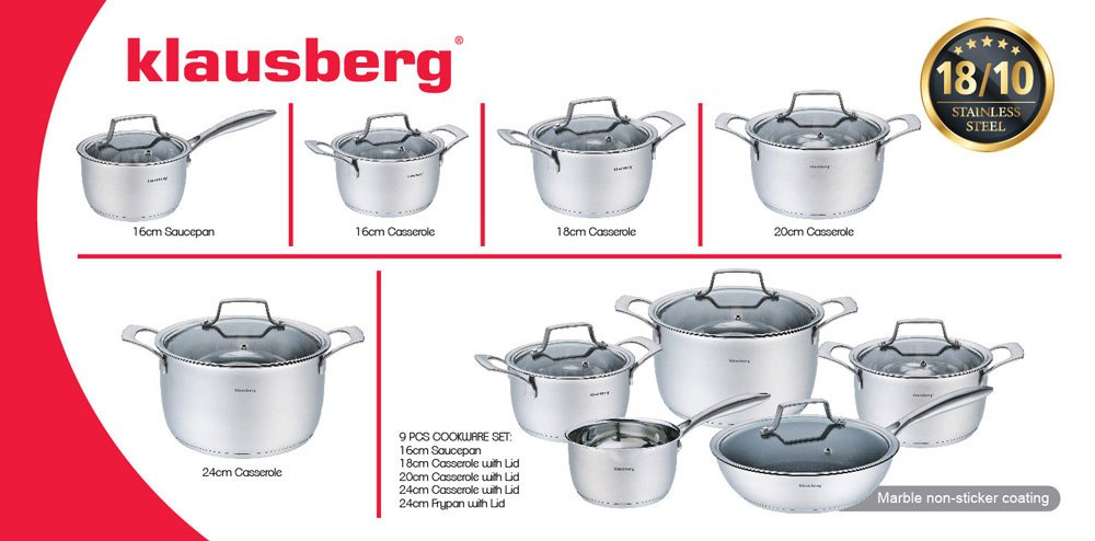 GARNEK 5.7L / 24CM KLAUSBERG PREMIUM 18/10 KB-7234 GARNEK 5.7L / 24CM KLAUSBERG PREMIUM 18/10 KB-7234