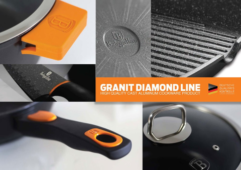 GARNKI BERLINGER HAUS GRANIT DIAMOND 15 ELE BH-1114 GARNKI BERLINGER HAUS GRANIT DIAMOND 15 ELE BH-1114
