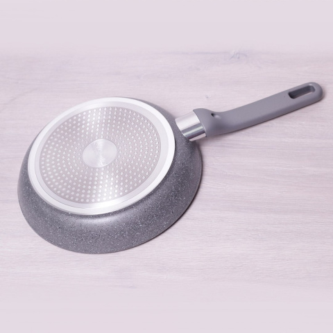 PATELNIA GRANITOWA Z POKRYWKĄ 28CM KAMILLE KM-4273-GR PATELNIA GRANITOWA Z POKRYWKĄ 28CM KAMILLE KM-4273-GR