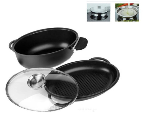 BRYTFANNA TEFLONOWA 3 ELE. KiNGHOFF 7.75L 38cm KH-3949 BRYTFANNA TEFLONOWA 3 ELE. KiNGHOFF 7.75L 38cm KH-3949
