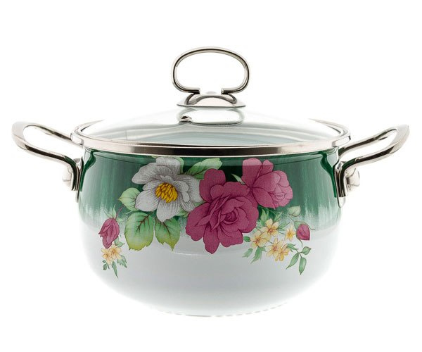 GARNEK EMALIOWANY 6.8L EDENBERG FLOWERS EB-1784-C GARNEK EMALIOWANY 6.8L EDENBERG FLOWERS EB-1784-C