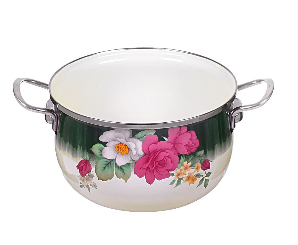 GARNEK EMALIOWANY 6.8L EDENBERG FLOWERS EB-1784-C GARNEK EMALIOWANY 6.8L EDENBERG FLOWERS EB-1784-C