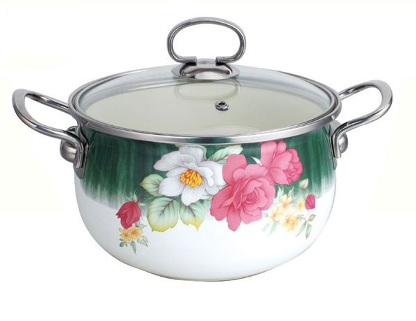 GARNEK EMALIOWANY 6.8L EDENBERG FLOWERS EB-1784-C GARNEK EMALIOWANY 6.8L EDENBERG FLOWERS EB-1784-C