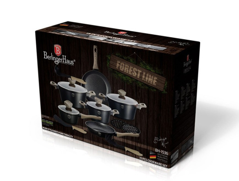 GARNKI BERLINGER HAUS EBONY MAPLE WOOD 15 ELE BH-1536 GARNKI BERLINGER HAUS EBONY MAPLE WOOD 15 ELE BH-1536