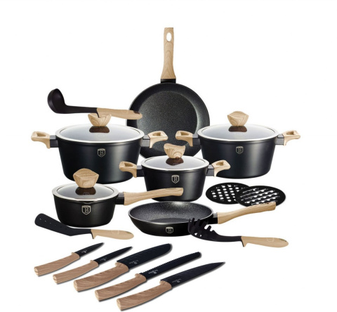 GARNKI BERLINGER HAUS EBONY MAPLE WOOD 20 ELE BH-1536-09 GARNKI BERLINGER HAUS EBONY MAPLE WOOD 20 ELE BH-1536-09
