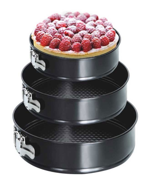 ZESTAW 3 TORTOWNIC BLASZANYCH NON-STICK KiNGHOFF KH-4200 ZESTAW 3 TORTOWNIC BLASZANYCH NON-STICK KiNGHOFF KH-4200