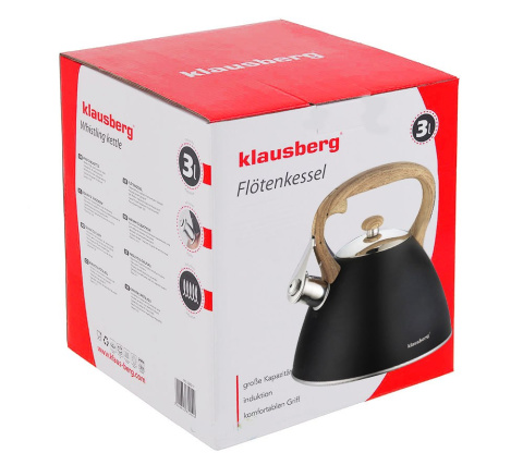 CZAJNIK STALOWY LAKIEROWANY MAT 3.0L KLAUSBERG KB-7262 CZAJNIK STALOWY LAKIEROWANY MAT 3.0L KLAUSBERG KB-7262