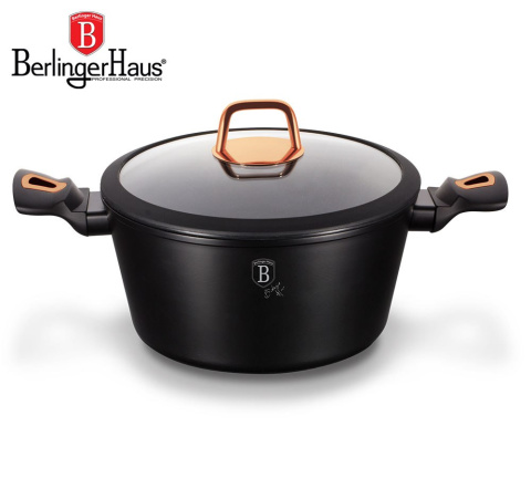 GARNEK 2.5L 20CM BERLINGER HAUS BLACK ROSE BH-1641-N GARNEK 2.5L 20CM BERLINGER HAUS BLACK ROSE BH-1641-N