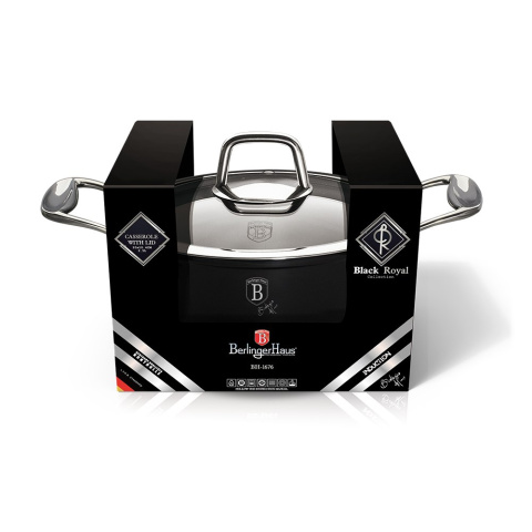 GARNEK GRANITOWY 24CM / 4.5L BERLINGER HAUS BLACK ROYAL BH-1677 GARNEK GRANITOWY 24CM / 4.5L BERLINGER HAUS BLACK ROYAL BH-1677