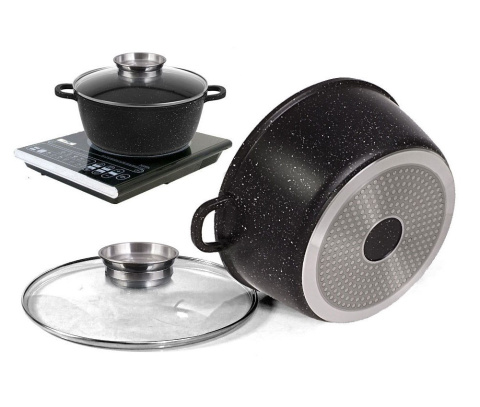 GARNEK GRANITOWY 6.7L 28cm FRICO FR-4407 GARNEK GRANITOWY 6.7L 28cm FRICO FR-4407