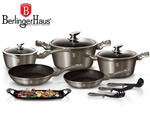 GARNKI BERLINGER HAUS METALLIC LINE CARBON 12 ELE BH-1697 GARNKI BERLINGER HAUS METALLIC LINE CARBON 12 ELE BH-1697