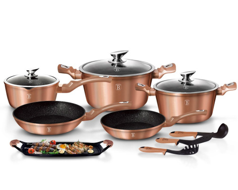 GARNKI BERLINGER HAUS METALLIC LINE ROSE GOLD 12 ELE BH-1696 GARNKI BERLINGER HAUS METALLIC LINE ROSE GOLD 12 ELE BH-1696