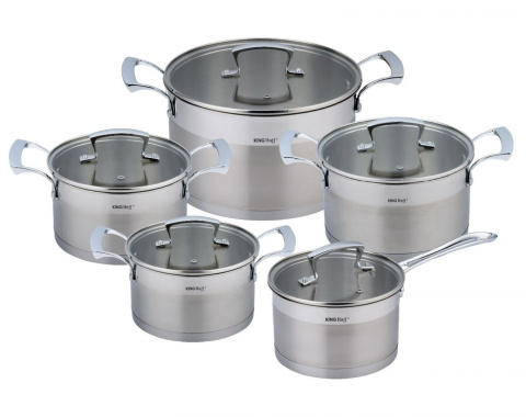 GARNKI KiNGHOFF 10 ELEMENTÓW KH-1203 GARNKI KiNGHOFF 10 ELEMENTÓW KH-1203