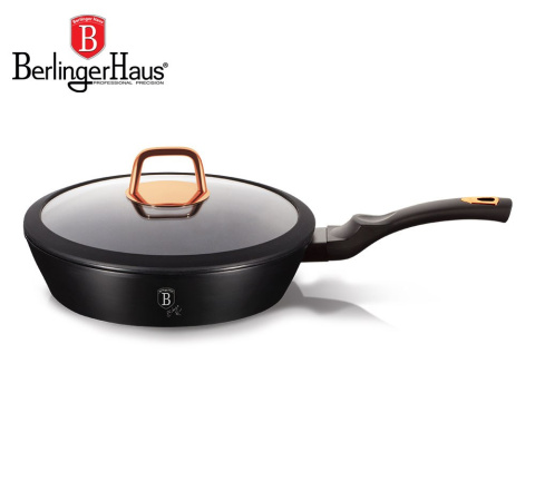 PATELNIA GRANITOWA 24CM BERLINGER HAUS BLACK ROSE BH-1643-N PATELNIA GRANITOWA 24CM BERLINGER HAUS BLACK ROSE BH-1643-N