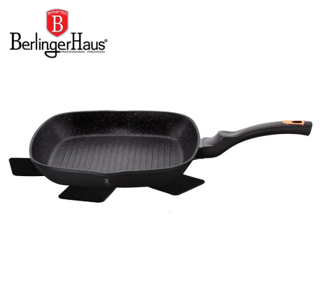 PATELNIA GRANITOWA GRILL 28CM BERLINGER HAUS BLACK ROSE BH-1636-N PATELNIA GRANITOWA GRILL 28CM BERLINGER HAUS BLACK ROSE BH-1636-N
