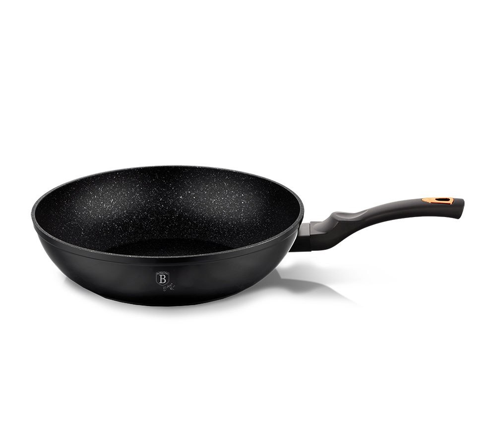 PATELNIA GRANITOWA / WOK 28CM BERLINGER HAUS BLACK ROSE BH-1638-N PATELNIA GRANITOWA / WOK 28CM BERLINGER HAUS BLACK ROSE BH-1638-N