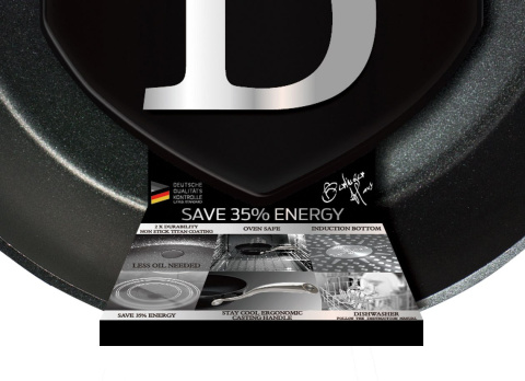 PATELNIA WOK GRANITOWY 28CM BERLINGER HAUS BLACK ROYAL BH-1679 PATELNIA WOK GRANITOWY 28CM BERLINGER HAUS BLACK ROYAL BH-1679